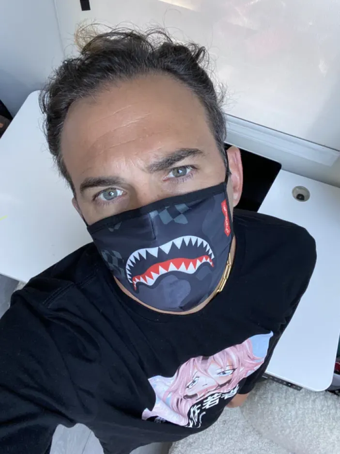 ADULT 3AM FORM-FITTING FACE MASK>SPRAYGROUND