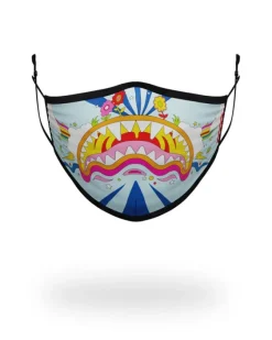 ADULT GROOVY SHARK FORM FITTING FACE MASK>SPRAYGROUND Best