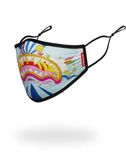 ADULT GROOVY SHARK FORM FITTING FACE MASK>SPRAYGROUND Best