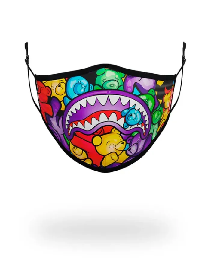 ADULT GUMMY LIPS FORM FITTING FACE MASK>SPRAYGROUND