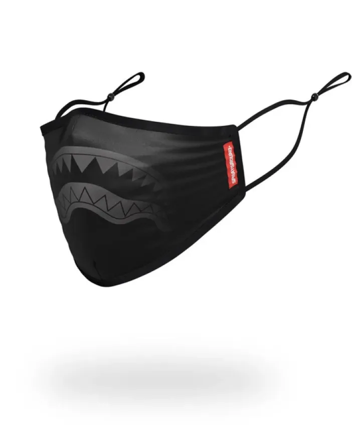 ADULT MIDNIGHT SHARK FORM FITTING FACE MASK>SPRAYGROUND Sale