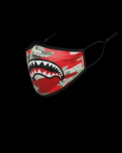 ADULT MONEY CAMO (RED) FORM-FITTING FACE MASK>SPRAYGROUND Outlet
