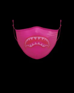 ADULT PINK SHARK FORM-FITTING FACE MASK>SPRAYGROUND Sale