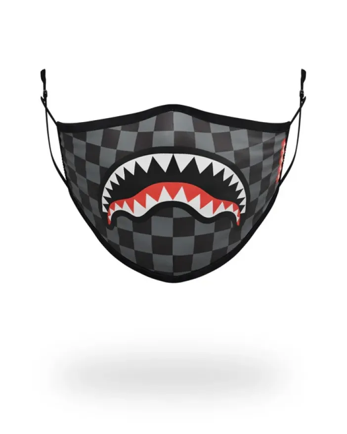 ADULT SHARKS IN PARIS (GREY) FORM FITTING FACE MASK>SPRAYGROUND Hot