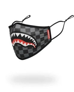 ADULT SHARKS IN PARIS (GREY) FORM FITTING FACE MASK>SPRAYGROUND Hot