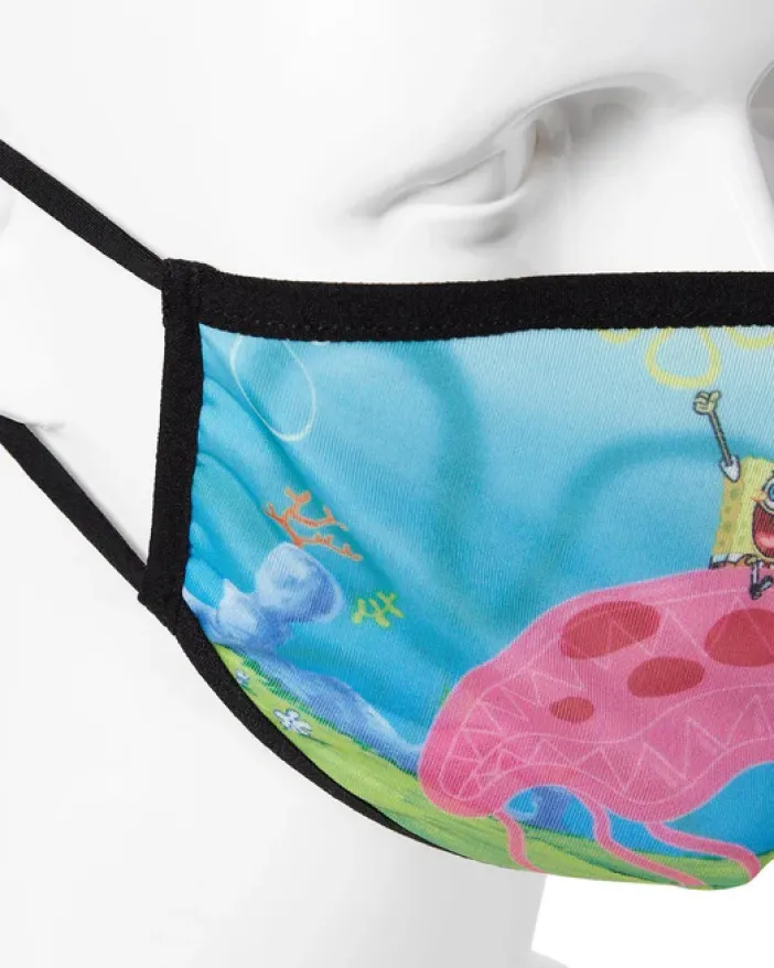 ADULT SPONGEBOB JELLY SHARK FORM FITTING FACE-COVERING>SPRAYGROUND Online