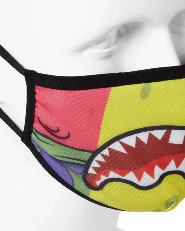 ADULT SPONGEBOB OG SHARK FORM FITTING FACE-COVERING>SPRAYGROUND Outlet