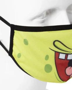 ADULT SPONGEBOB SMILE FORM FITTING FACE-COVERING><noscript><img width=