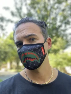 ADULT SPUCCI (BLACK) FORM-FITTING FACE MASK><noscript><img width=
