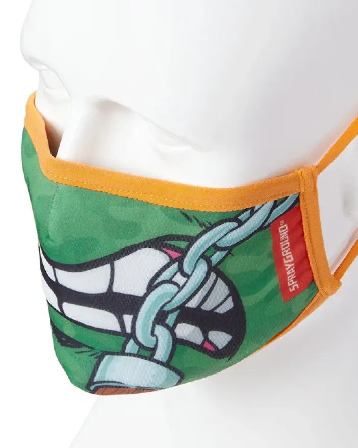 ADULT TMNT: MICHELANGELO SHARK FORM FITTING FACE-COVERING>SPRAYGROUND Clearance