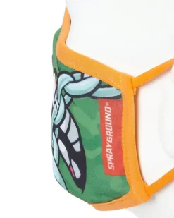 ADULT TMNT: MICHELANGELO SHARK FORM FITTING FACE-COVERING><noscript><img width=