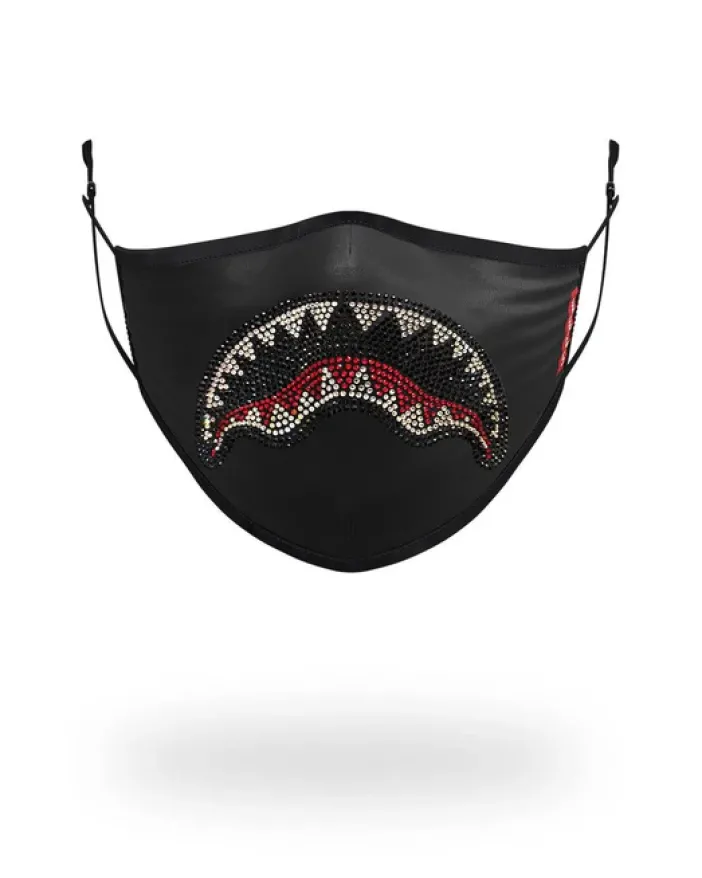 ADULT TRINITY SHARK FORM FITTING FACE MASK>SPRAYGROUND Sale