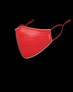 ADULT VERTICAL SHARK (RED) FORM-FITTING FACE MASK>SPRAYGROUND Hot