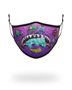 ADULT ZOMBIE SHARK FORM FITTING FACE MASK>SPRAYGROUND Hot
