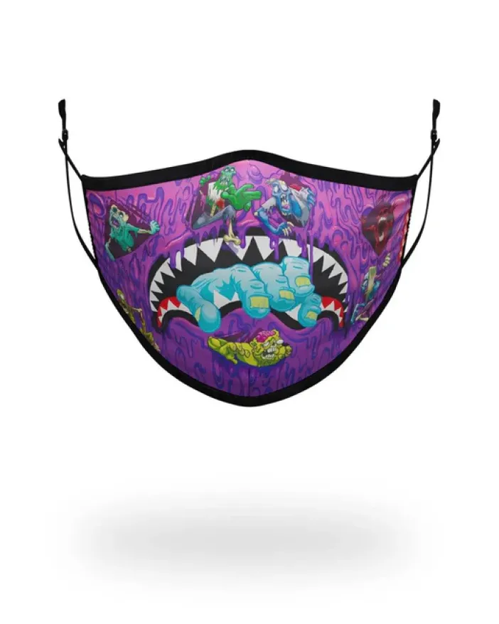 ADULT ZOMBIE SHARK FORM FITTING FACE MASK>SPRAYGROUND Hot