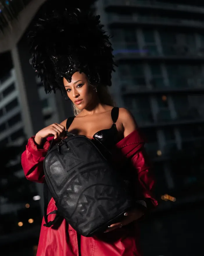 AFRICAN INTELLIGENCE 9 APEX GENIUS BACKPACK - SANDFLOWER COLLAB>SPRAYGROUND New