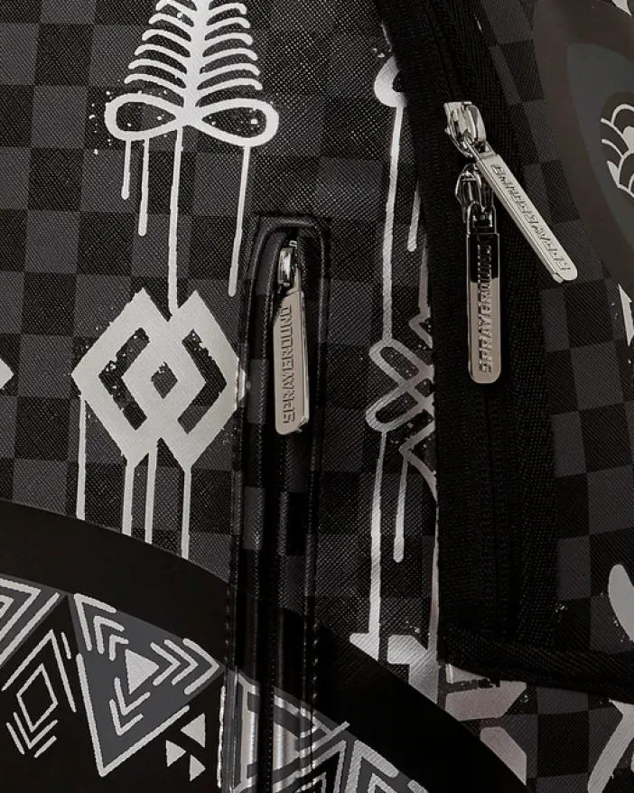 AFRICAN INTELLIGENCE 9 POWER GLYPHICS BACKPACK - SANDFLOWER COLLAB>SPRAYGROUND Sale