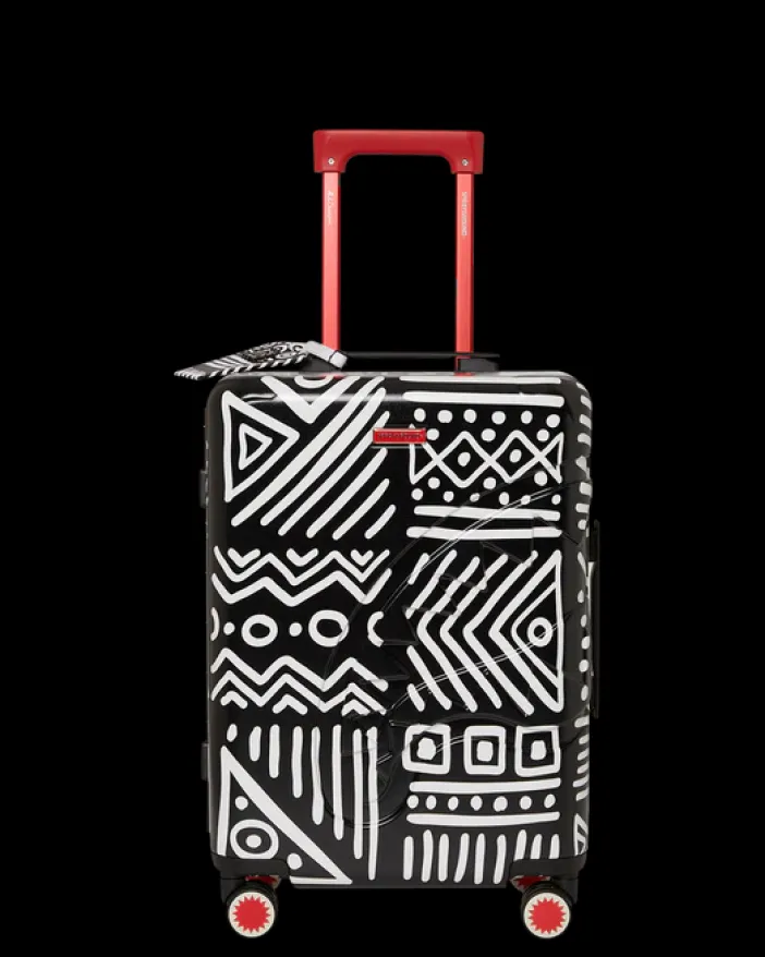 A.I.8 AFRICAN INTELLIGENCE - ORIGIN STORY SHARKNAUTICS HARDSHELL CARRY-ON LUGGAGE>SPRAYGROUND New