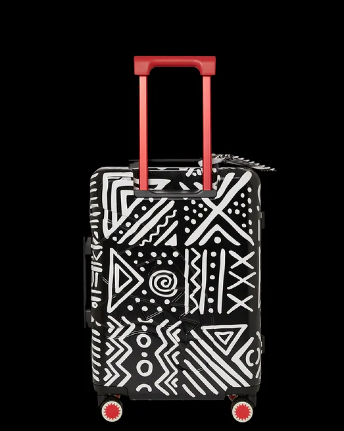 A.I.8 AFRICAN INTELLIGENCE - ORIGIN STORY SHARKNAUTICS HARDSHELL CARRY-ON LUGGAGE>SPRAYGROUND New