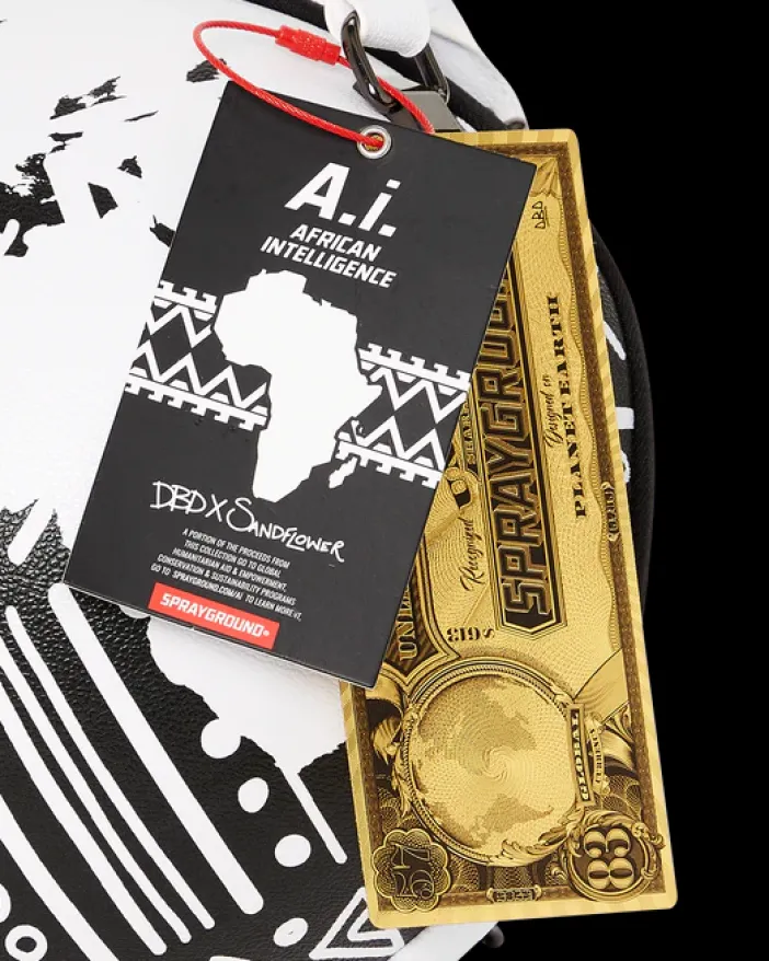 A.I.8 AFRICAN INTELLIGENCE - ORIGIN STORY GLOBE BAG>SPRAYGROUND New