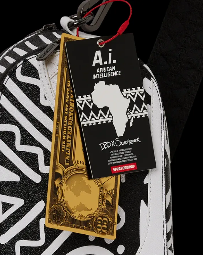 A.I.8 AFRICAN INTELLIGENCE - ORIGIN STORY BACKPACK SLING>SPRAYGROUND Sale