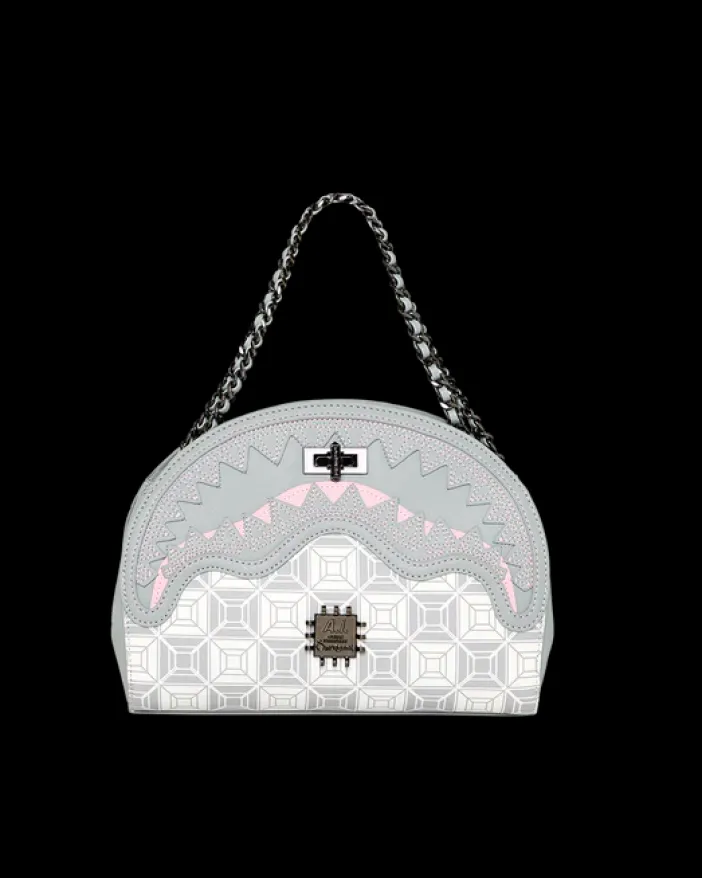 A.I.8 AFRICAN INTELLIGENCE BOOKED u0026 BUSY SHARK HANDBAG>SPRAYGROUND Clearance