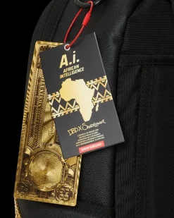 A.I.8 AFRICAN INTELLIGENCE GUILDED LEOPARD BACKPACK (DLXV)><noscript><img width=