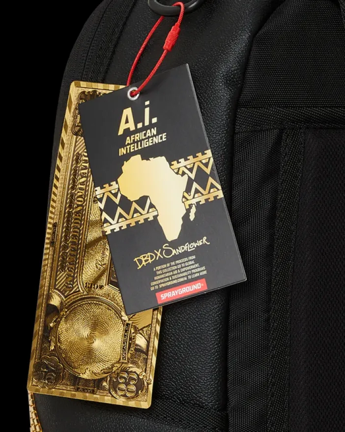 A.I.8 AFRICAN INTELLIGENCE GUILDED LEOPARD BACKPACK (DLXV)>SPRAYGROUND