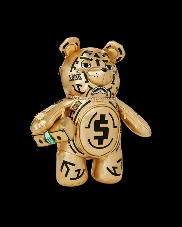 A.I.8 AFRICAN INTELLIGENCE PATH TO THE FUTURE II MEDIUM MONEYBEAR TEDDYBEAR BACKPACK>SPRAYGROUND Outlet