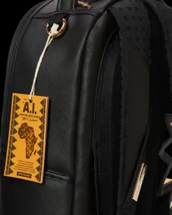 A.i.3 SHARK BITE BLACK GOLD BACKPACK (DLXV)><noscript><img width=