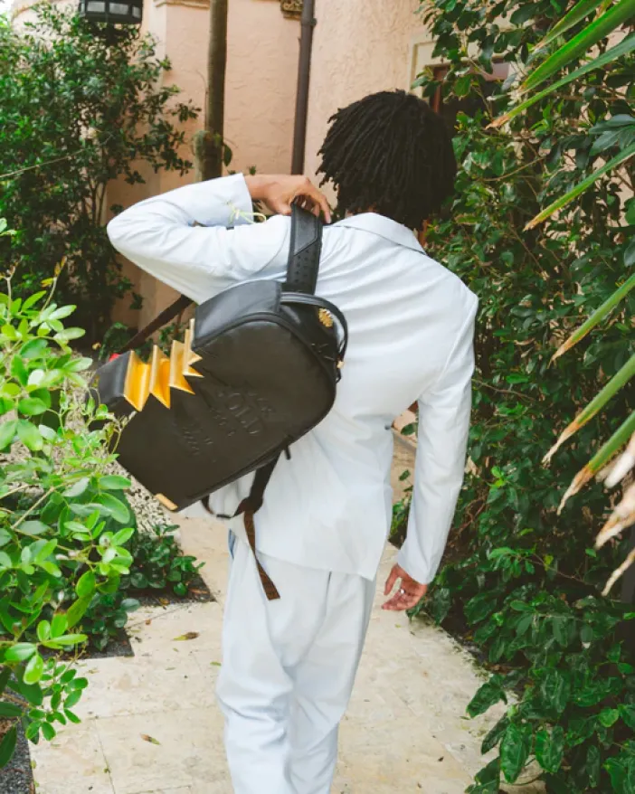 A.i.3 SHARK BITE BLACK GOLD BACKPACK (DLXV)>SPRAYGROUND Online