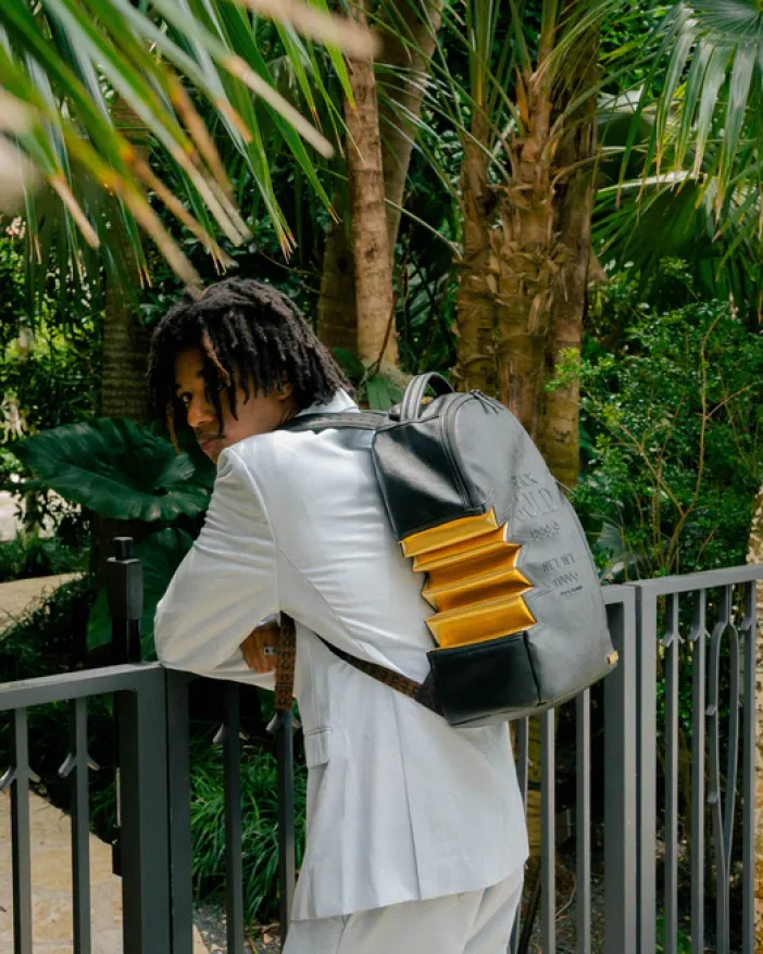 A.i.3 SHARK BITE BLACK GOLD BACKPACK (DLXV)>SPRAYGROUND Online