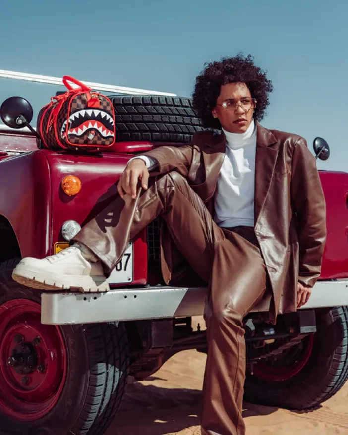 ALL OR NOTHING SHARKS IN PARIS MINI DUFFLE>SPRAYGROUND Sale