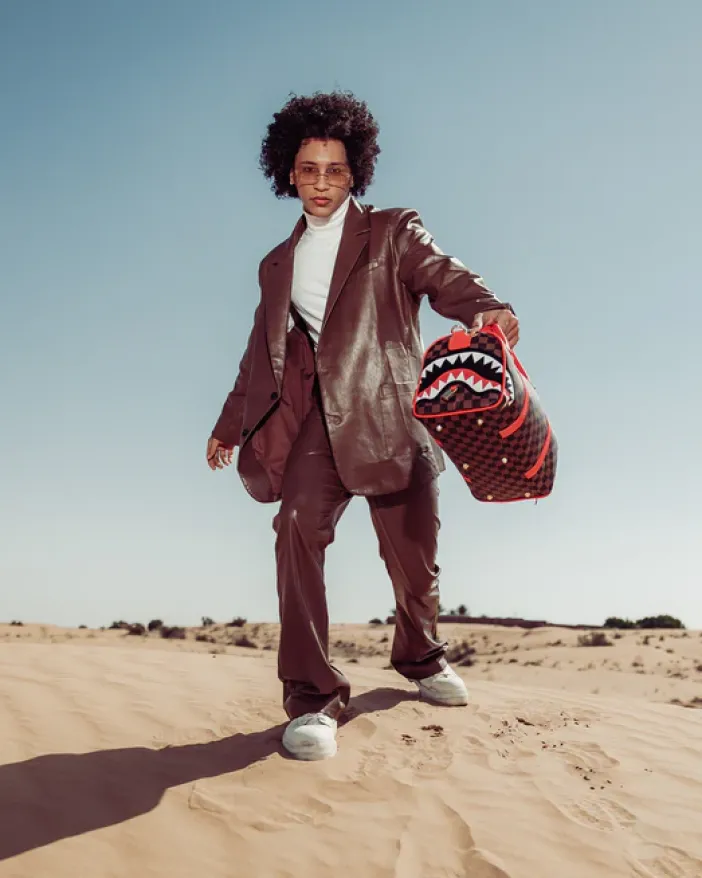 ALL OR NOTHING SHARKS IN PARIS MINI DUFFLE>SPRAYGROUND Sale