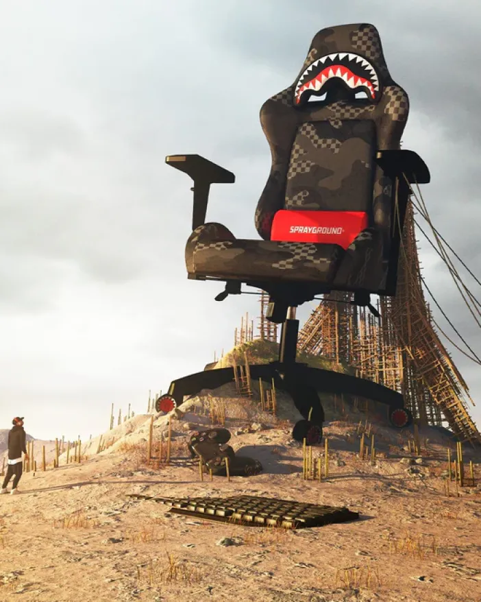 3AM GAMING CHAIR - SUPER RARE>SPRAYGROUND New