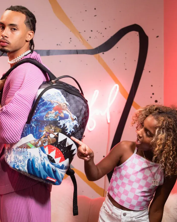 AMARI BAILEY u0026 SISTER SURFRIDER COLLAB BACKPACK (DLXV)>SPRAYGROUND Online