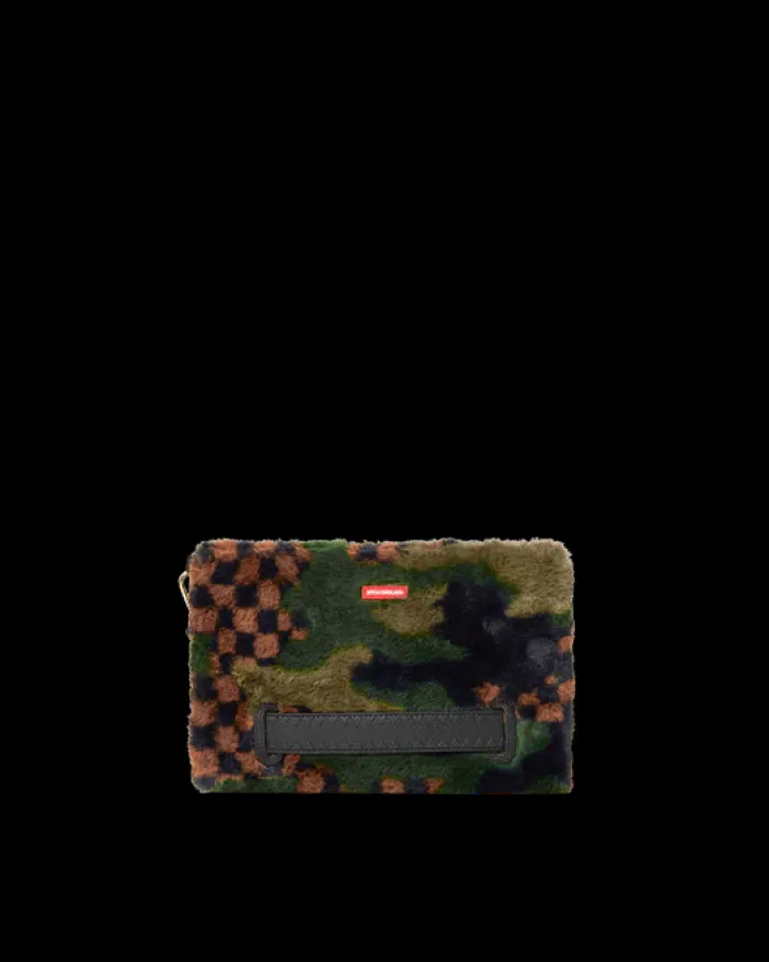 BIG SKY FUR SHARK CROSSOVER CLUTCH>SPRAYGROUND Sale