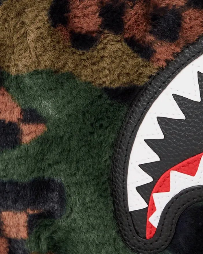 BIG SKY FUR SHARK CROSSOVER CLUTCH>SPRAYGROUND Sale