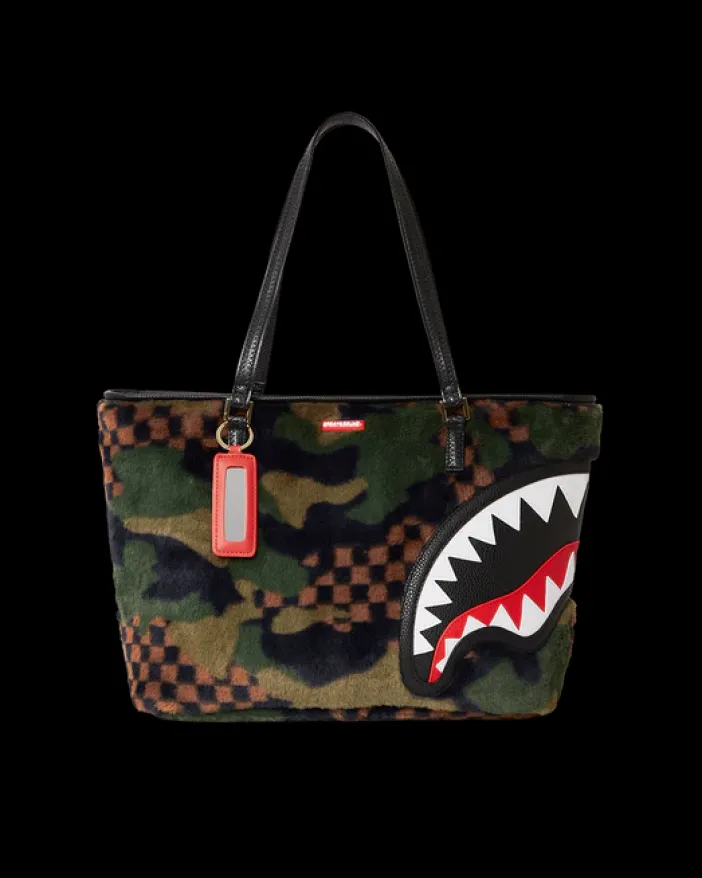 BIG SKY FUR SHARK TOTE>SPRAYGROUND Outlet