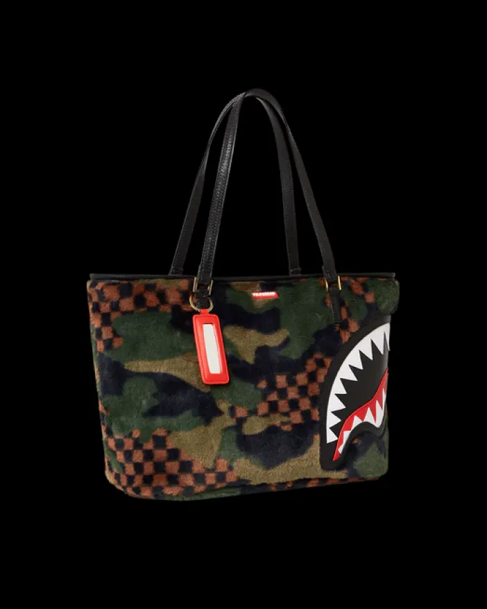 BIG SKY FUR SHARK TOTE>SPRAYGROUND Outlet