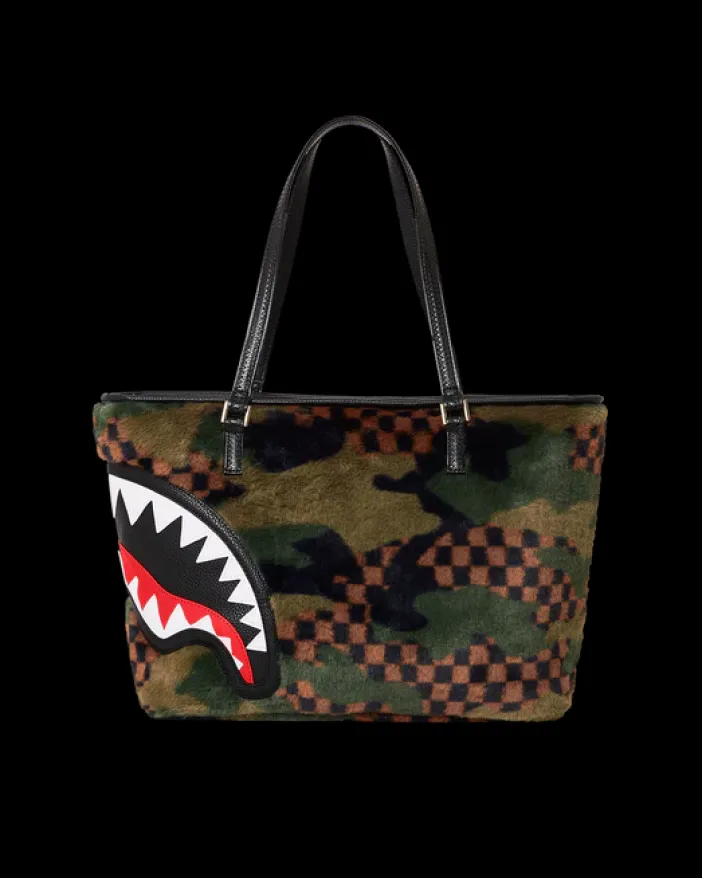 BIG SKY FUR SHARK TOTE>SPRAYGROUND Outlet