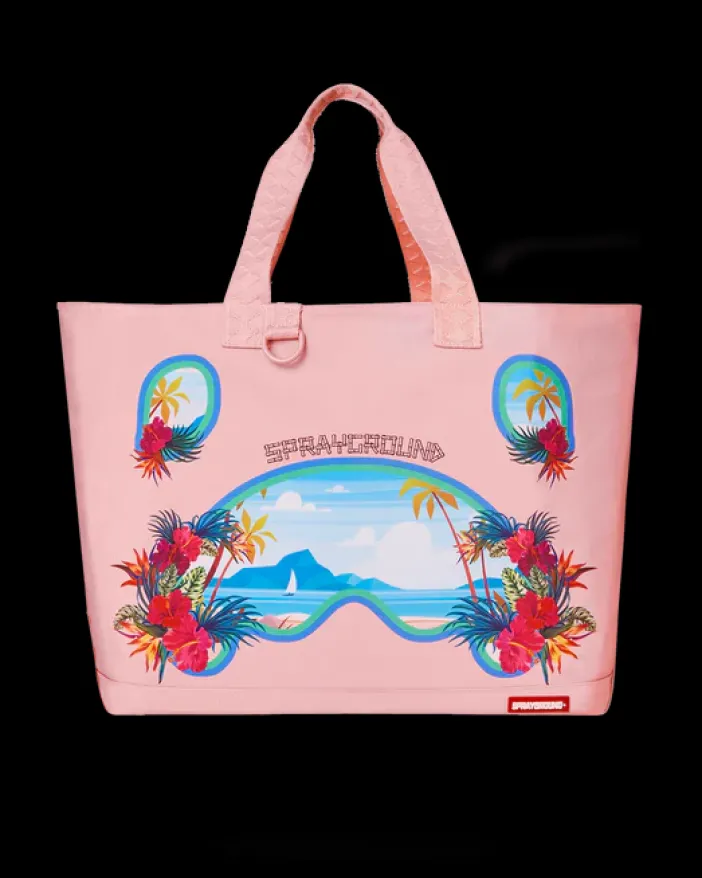 BORA BORA SHARK ISLAND VILLA BEACH TOTE>SPRAYGROUND Best