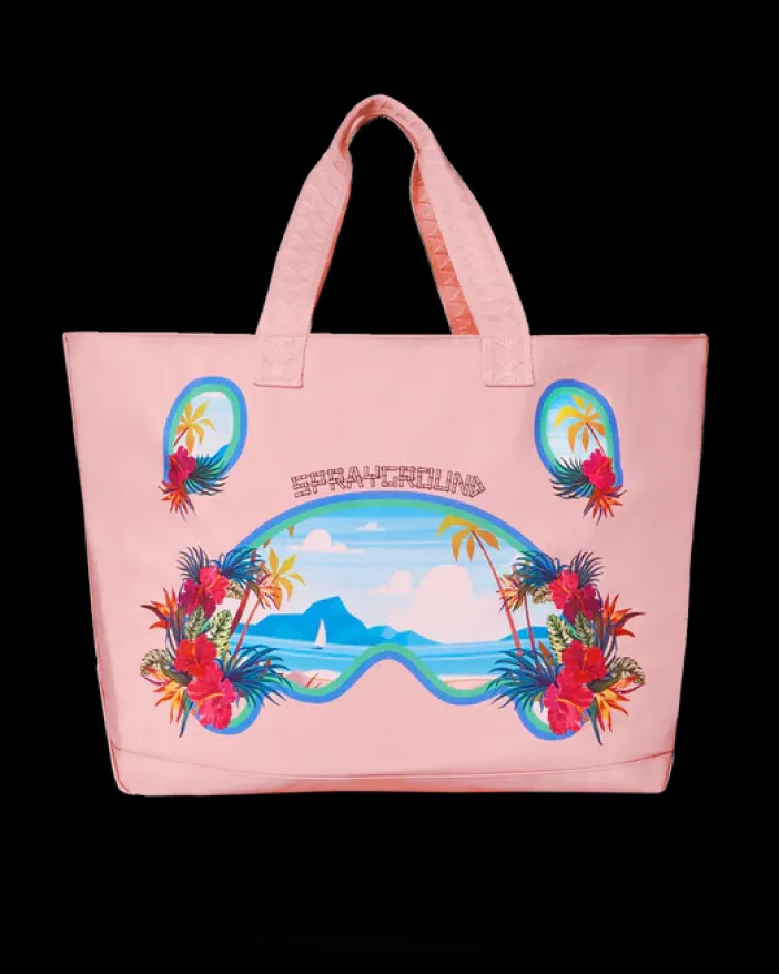BORA BORA SHARK ISLAND VILLA BEACH TOTE>SPRAYGROUND Best