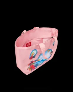 BORA BORA SHARK ISLAND VILLA BEACH TOTE><noscript><img width=