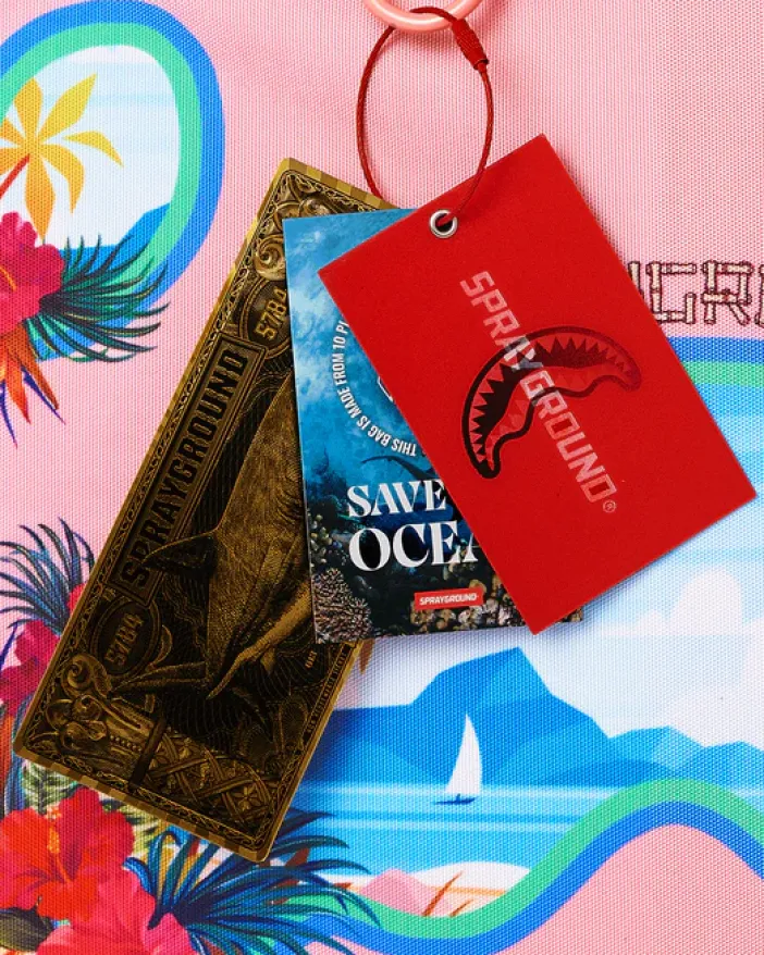 BORA BORA SHARK ISLAND VILLA BEACH TOTE>SPRAYGROUND Best