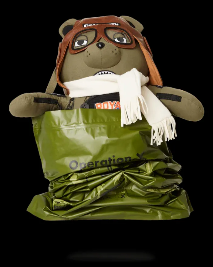 CALL OF DUTY AVIATOR FEARLESS MONEYBEAR TEDDYBEAR BACKPACK>SPRAYGROUND Sale