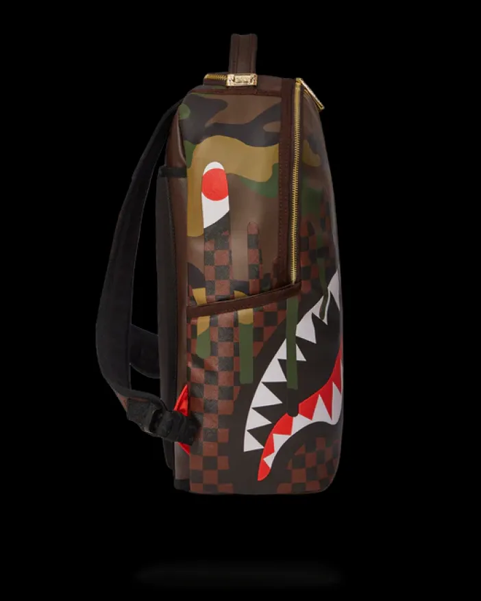 CAMO DRIP SHARKS IN PARIS BACKPACK (DLXV)>SPRAYGROUND Sale
