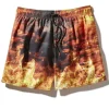 CAMO FIRE SHOTO SWIM TRUNKS>SPRAYGROUND
