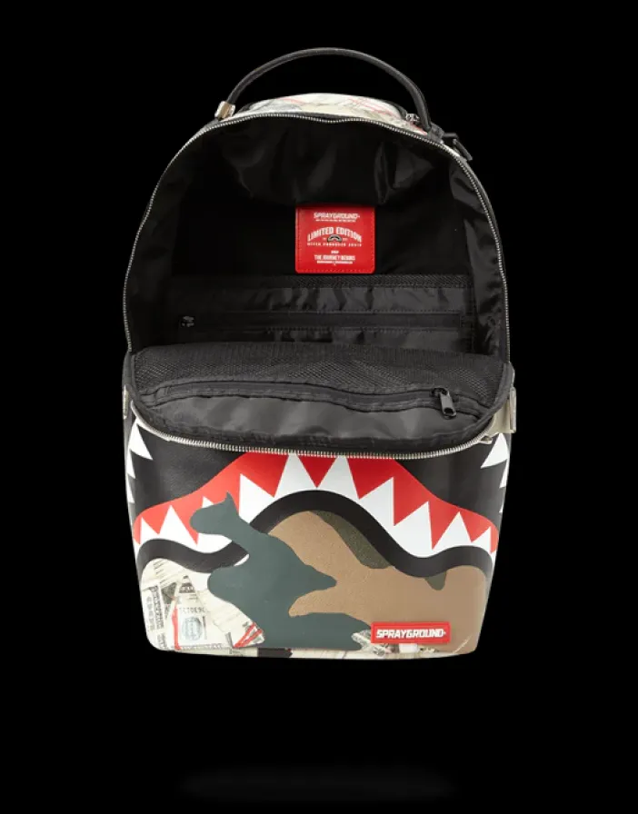 CAMO MONEY SHARK>SPRAYGROUND Outlet