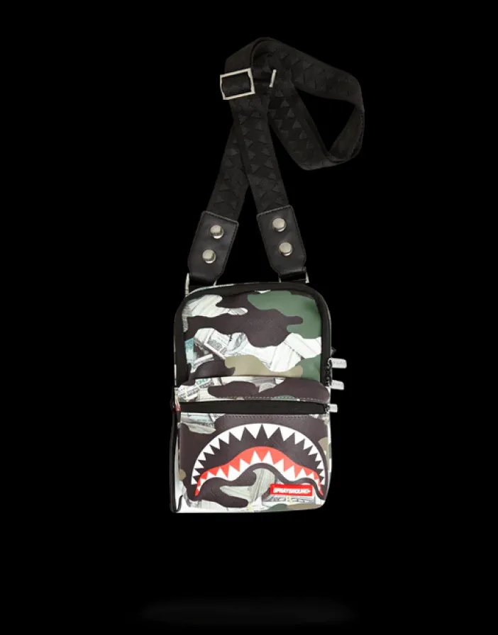 CAMO MONEY SHARK SLING>SPRAYGROUND Outlet
